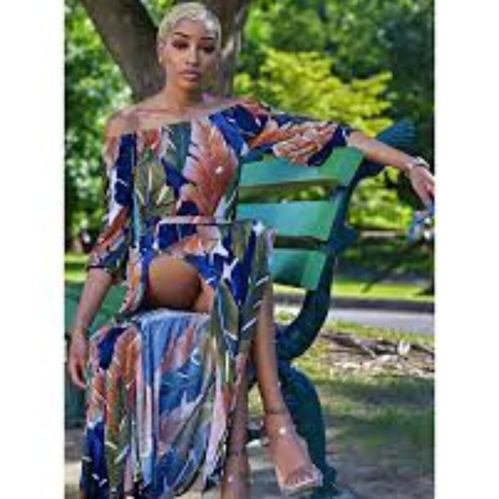 NEW! "Night Moves" Romper Thigh Split Leg Maxi Midi Dress | FASHION NOVA - Picture 7 of 8